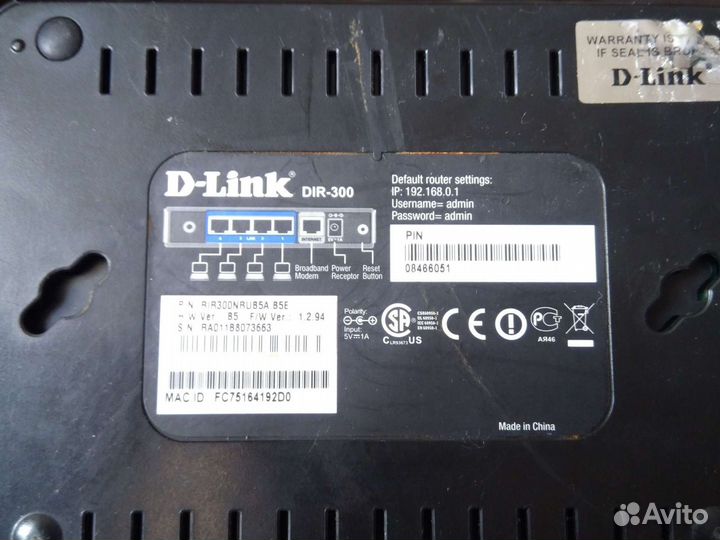 Wifi роутер D-link dir300 сбоит до перезапуска