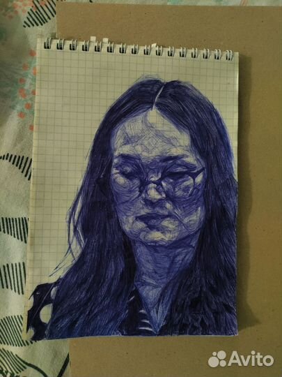 Портрет по фотографии (графика)