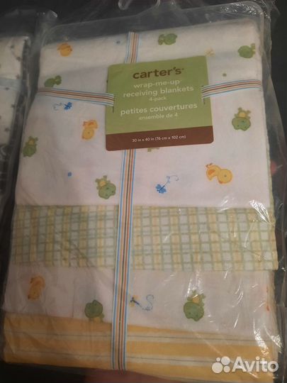 Новые пелёнки Carters, 76102 см