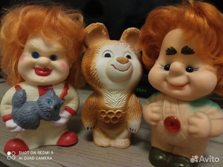 Резиновые игрушки СССР