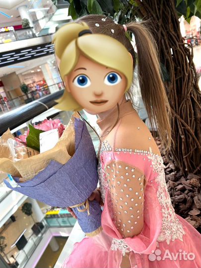 Костюм платье для фигурного катания р. 116-122