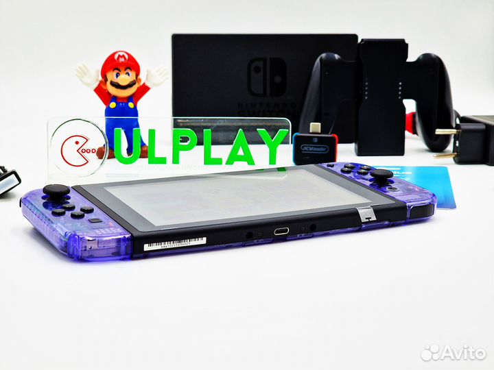 Nintendo Switch Atomic Purple + любые игры