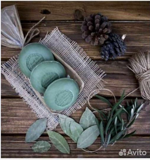 Оливковое/лавровое/Алеппское мыло/сирия 3 шт