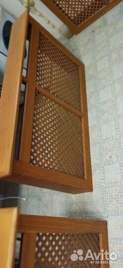 Экран декоративный на батарею дубовый