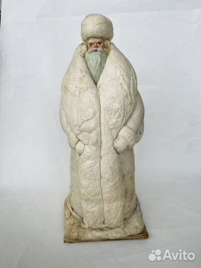 Ватный Дед Мороз на Подставке под ёлку СССР