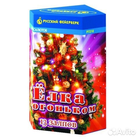 Салют Батарея салютов Елка с огоньком (20ммх13)
