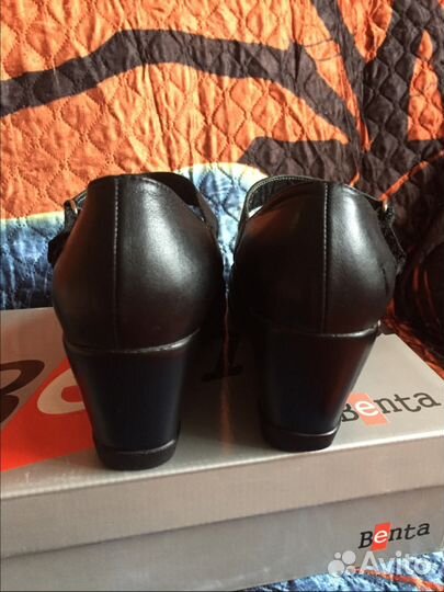 Туфли кожаные