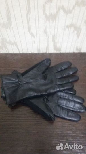 Перчатки кожаные