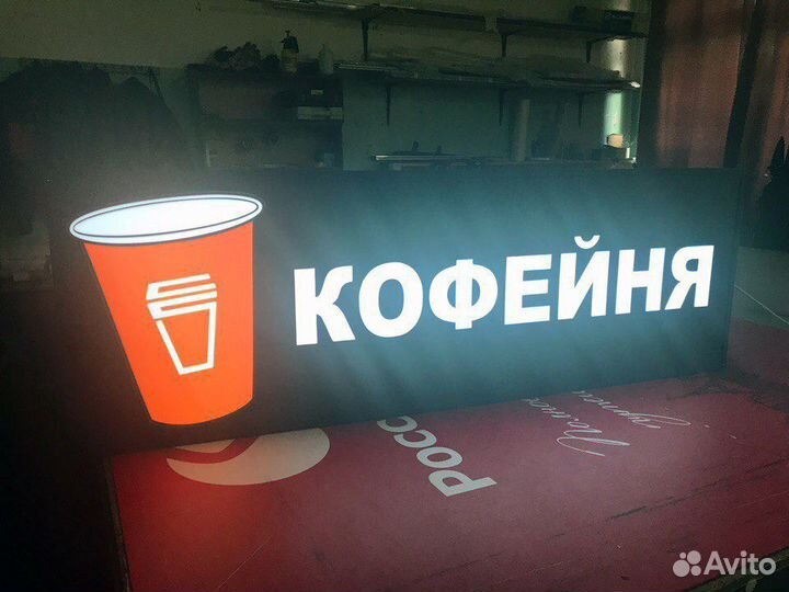 Вывеска кофейня