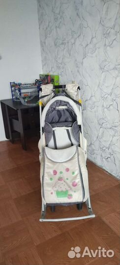 Детские санки коляска