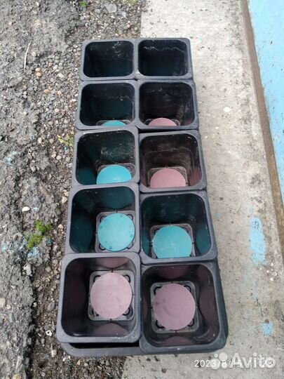 Набор ёмкостей с выдвижным дном для рассады