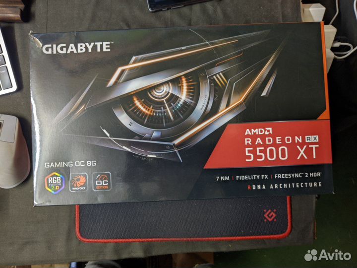 AMD Radeon RX5500XT GV-R55xtgaming OC-8GD