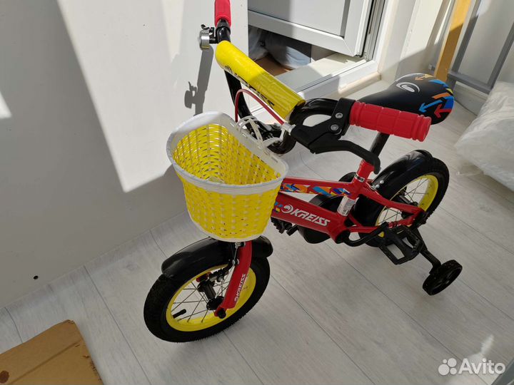 Велосипед на возраст 3-5лет