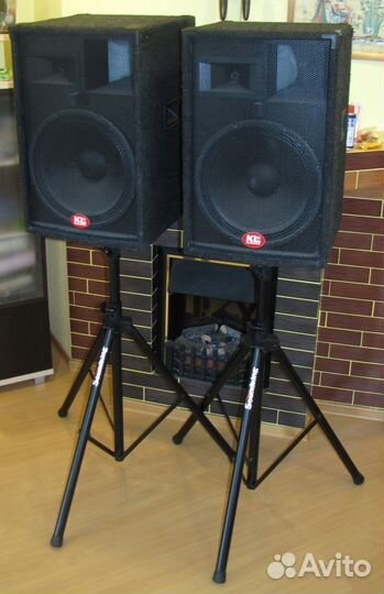 Колонки активные KL-Pro 1200W 2шт Park D15