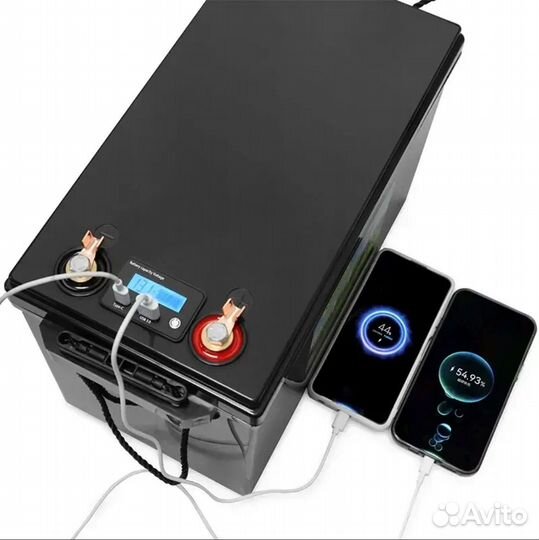 LiFePo4, аккумулятор 24v100А (USB + Type-C)