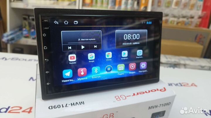 Android магнитола 2din-1din