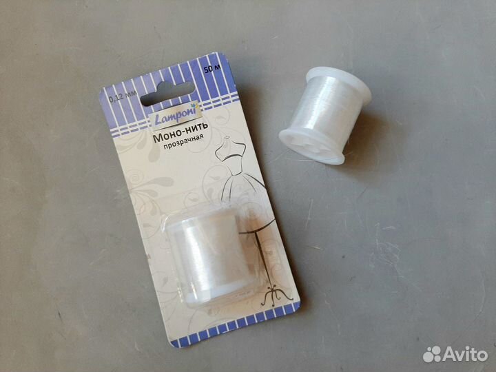 Моно-нить прозрачная