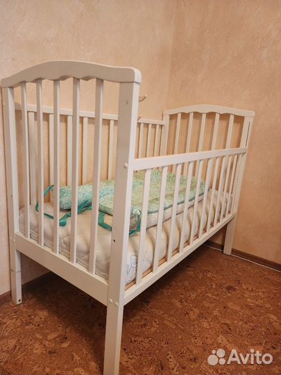 Кроватка+матрас+кокон