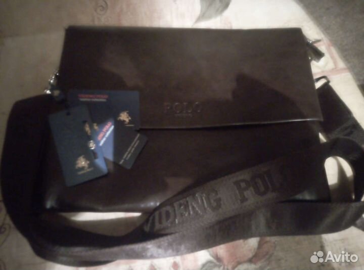 Мужская сумка планшет Videng Polo,новая