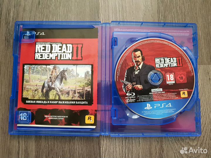 Red Dead redemption 2 ps4 диск