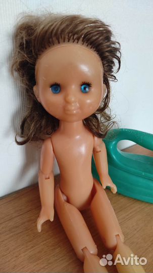 Кукла шарнирная СССР Кирово чепецк,утюг СССР