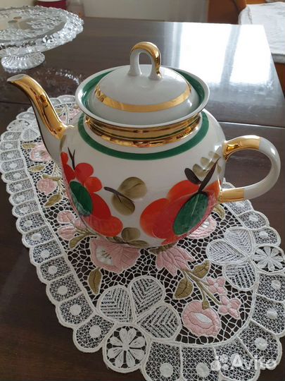 Чайник заварочный большой фарфоровый СССР