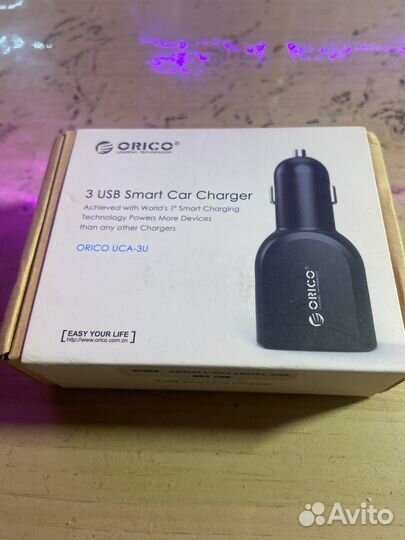 Orico 3usb SMART car charger