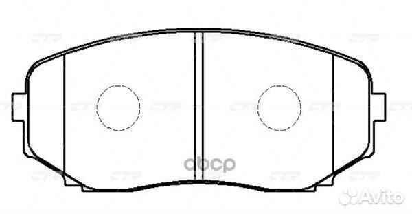 Ckmz-65 Колодки тормозные дисковые перед