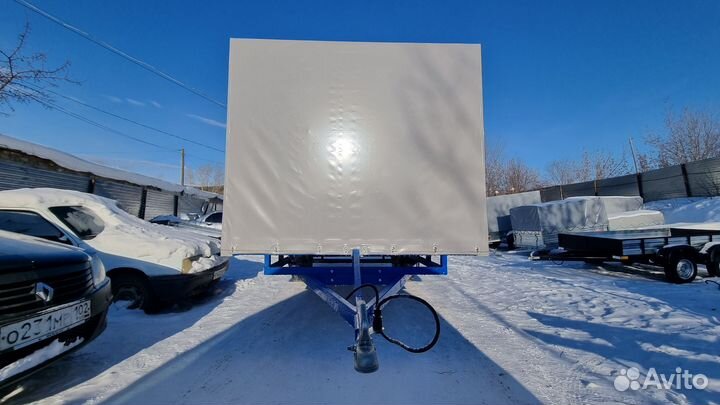 Прицеп автовоз 6 на 2.2 с тентом новый
