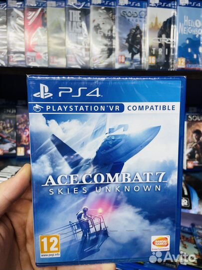 Ace Combat 7 Skies Unknown ps4 новый в плёнке