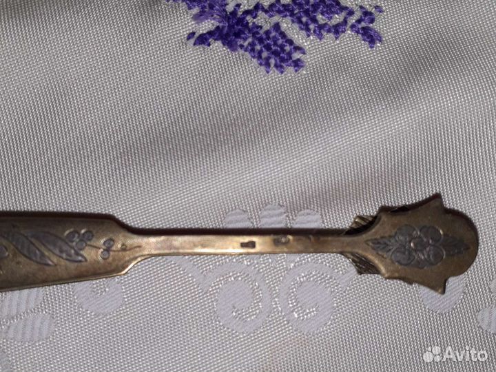 Щипцы для сахара серебро СССР