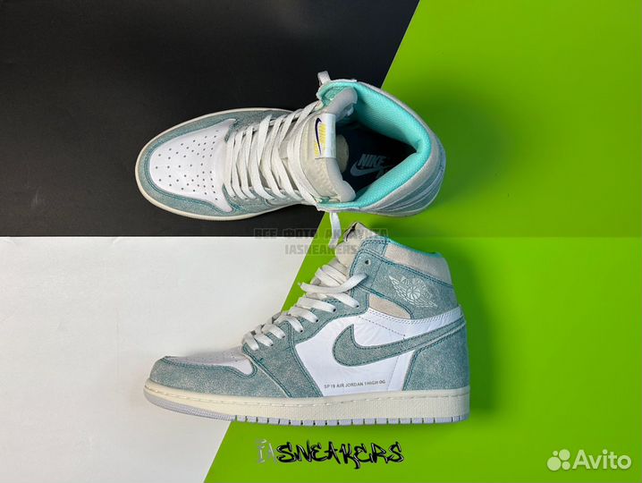 Кроссовки Nike Air Jordan 1 Retro High turbo green