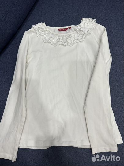 Школьные блузки на девочку 152