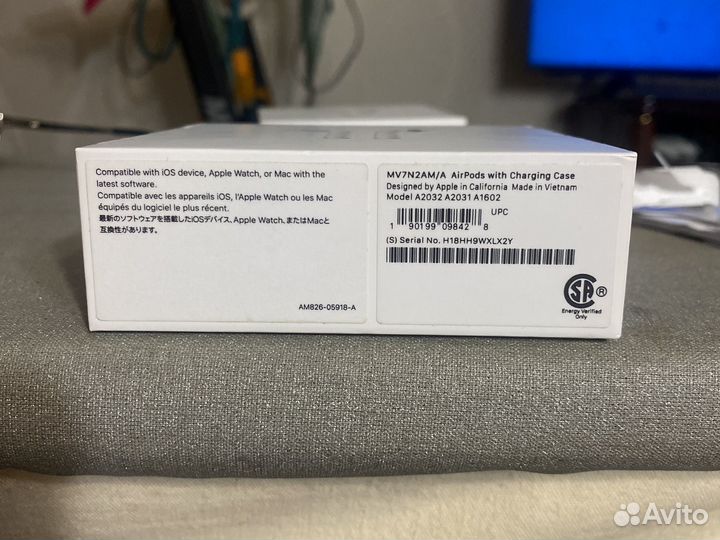 Беспроводные наушники apple airpods 2