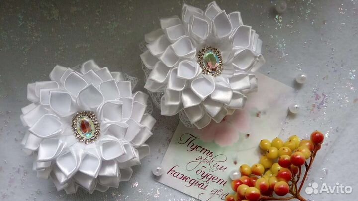 Резинки для волос ручной работы