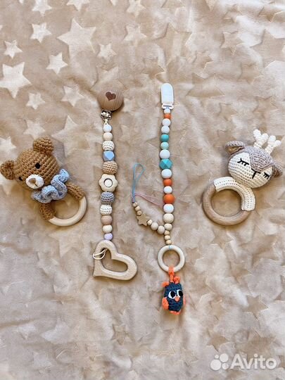 Погремушка грызунок держатель