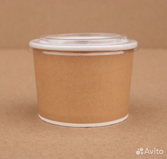 Бумажная креманка крафт