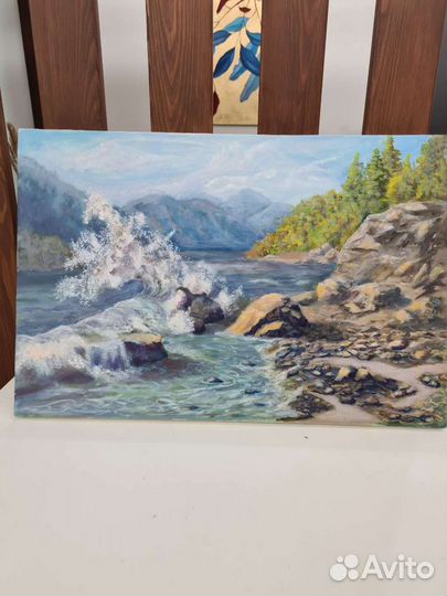 Картина маслом на холсте пейзаж