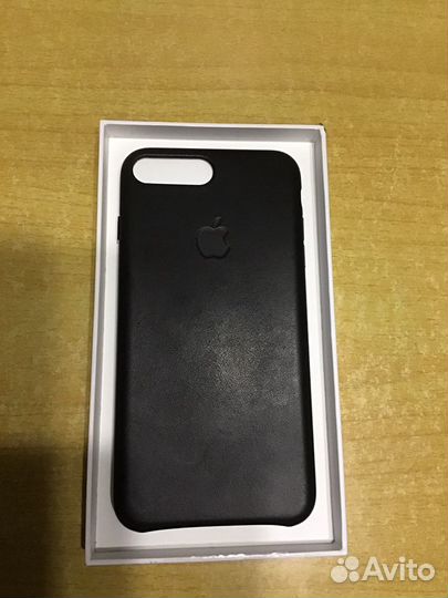 Оригинальный кожаный чехол для Apple iPhone 7+