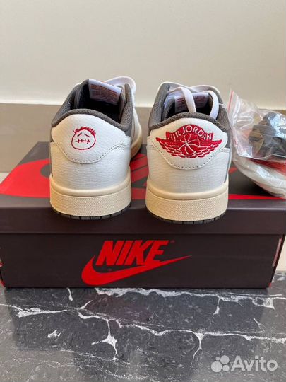 Кроссовки Nike Air Jordan 1 x Travis Scott luxe