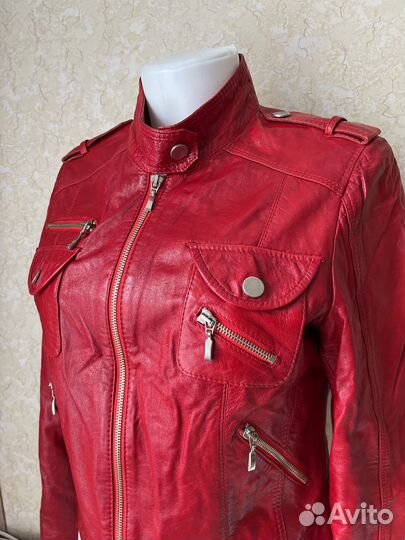 Кожаная куртка 40-42 размер натуральная кожа