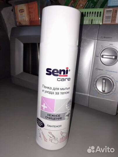 Пенка для мытья и ухода за телом Seni