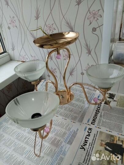 Люстра потолочная бу