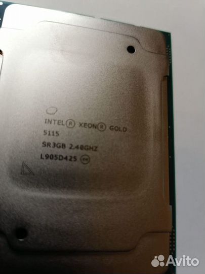 Процессоры для серверов intel Xeon Gold