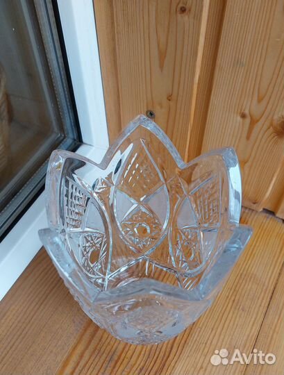 Хрусталь СССР. Ваза 16см