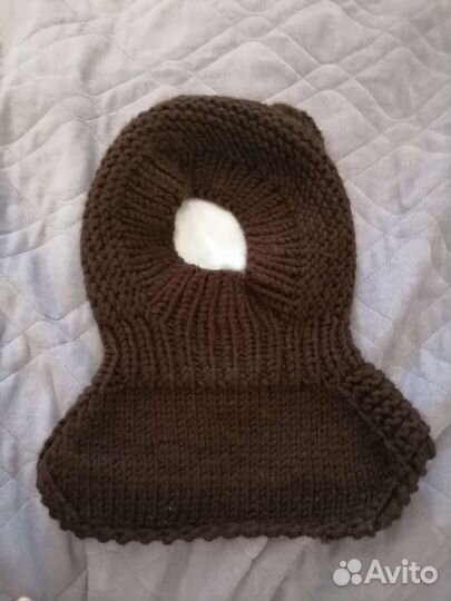 Шапка шлем зимняя