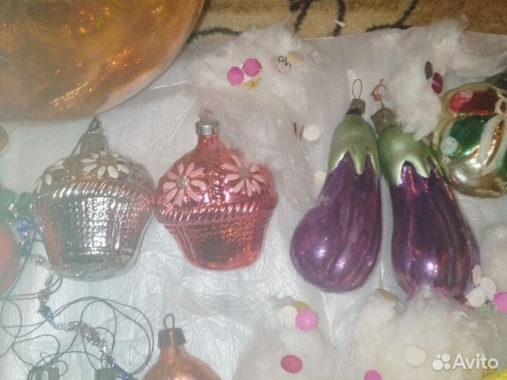 Елочные игрушки СССР