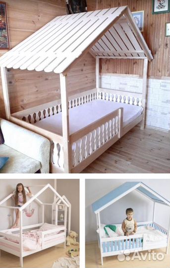Детская кровать домик