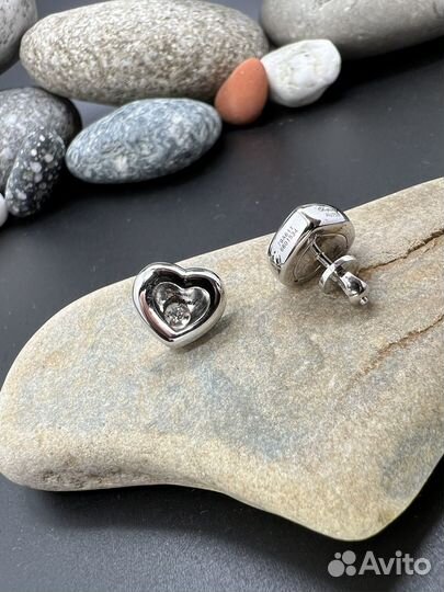 Золотые серьги шопард