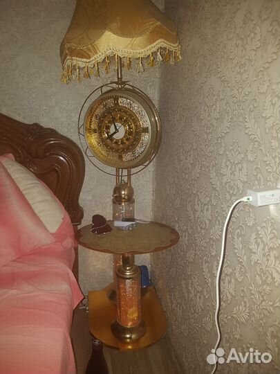 Торшер напольный со столиком